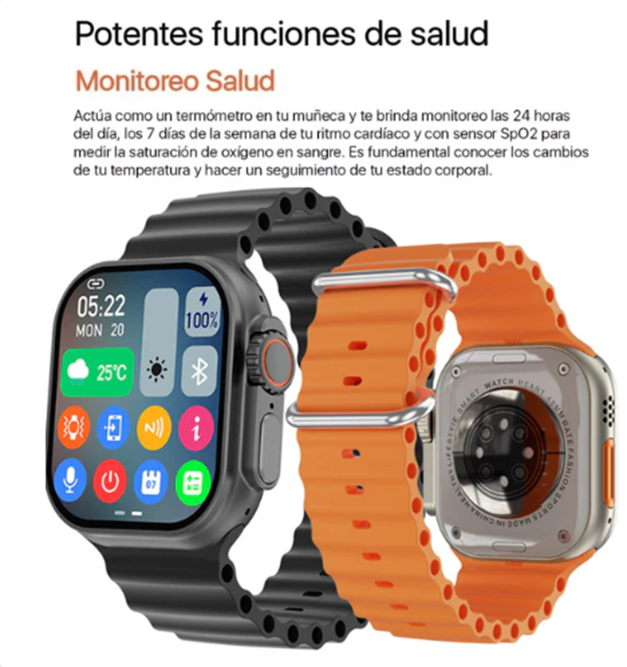 "Reloj Inteligente T800 Ultra Series 8: Tecnología Avanzada y Estilo para Tu Vida en Colombia"