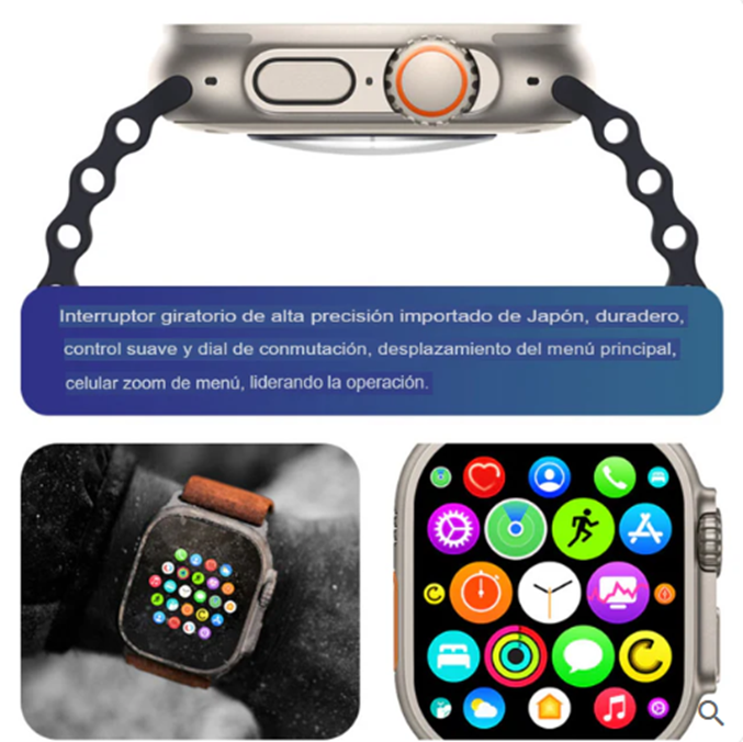 "Reloj Inteligente T800 Ultra Series 8: Tecnología Avanzada y Estilo para Tu Vida en Colombia"